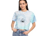 Womens tie dye crop tee retro 60s style custom print ready comfy and stretchy thumb155 crop