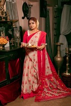 wedding cotton saree for women&#39;s - $1,119.53 MXN
