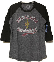 Cleveland Cavaliers Womens #23 Lebron James 3/4 Sleeve T Shirt Size Large New - £7.82 GBP