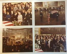 1978 Senator Hubert Humphrey Lying In State Photos Capitol Rotunda Pres ... - £102.43 GBP