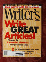 WRITERs DIGEST Magazine September 1996 Evan Hunter Ed McBain Elizabeth Benedict - £11.38 GBP