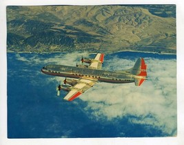 American Airlines ELECTRA Last Flight Postcard with Signed Certification 1969 - £59.28 GBP