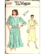 Vogue 8894 Misses 8 to 12 Top and Skirt Vintage Uncut Sewing Pattern - £7.55 GBP