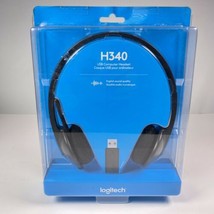 Logitech USB Headset H340 Stereo USB Headset for Windows &amp; Mac NIP - £19.71 GBP