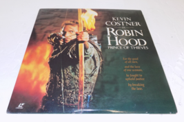 Robin Hood Prince of Thieves LaserDisc LD Movie Kevin Costner Morgan Fre... - $183.09 MXN