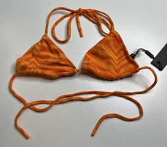 Triangl NWT women’s M Vinca Seville Orange Bikini Top X1 - £53.60 GBP