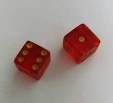 1961 Vintage Monopoly Game Genuine Parker Brothers Game Dice (1) pair GUC - £5.50 GBP