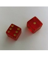 1961 Vintage Monopoly Game Genuine Parker Brothers Game Dice (1) pair GUC - £5.56 GBP