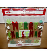 Christmas Gel Clings For Windows You Choose Type Holiday Time Many Sizes... - $3.69 CAD