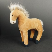 Vintage 1979 Russ Berrie Velvet Brown Horse Plush Stuffed Animal Toy 12&quot; - RARE - £19.08 GBP
