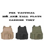 BIG &amp; TALL 2XL/3XL Adjustable MOLLE Tactical Plate Carrier Vest COYOTE TAN - €97,83 EUR