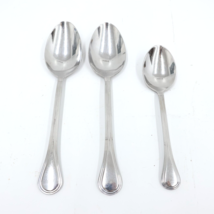 Set of Two Pfaltzgraff Serving Spoons One Table Spoon Flatware Silverwar... - £9.59 GBP