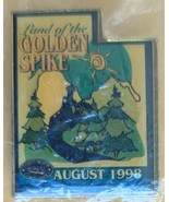 Land of the Golden Spike, Utah  August 1998 Souvenir Pin - €4,29 EUR