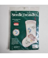 Needle Treasures Counted Cross Stitch Stocking Kit Jemima Puddle Duck 02825 - $350.31 MXN
