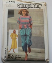 Simplicity Sewing Pattern 7322 Misses Pants Skirt Top Sizes 6 8 - $8.15