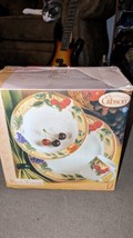 Gibson Everyday Fruit Fresca 12 Piece Round Dinnerware Set Very Rare Design - £63.30 GBP