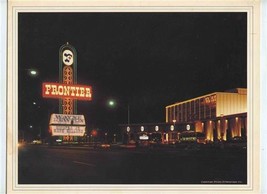  Frontier Hotel Photo Folder with No Photo Las Vegas Nevada 1970&#39;s Wayne... - £8.62 GBP