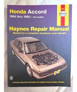 1984-89 Honda Accord Haynes Service Manual 42011 (1998)  - $241.72 MXN