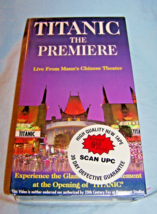 Factory Sealed VHS-Titanic-The Premiere-Leonardo DiCaprio, Suzy Amis - $32.52