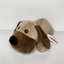 Melissa Doug Puppy Plush Tan Brown White Stuffed Animal Dog Embroidered ... - £5.33 GBP