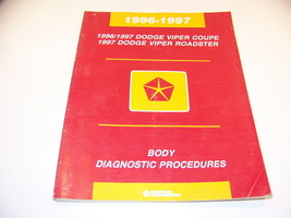 1996 1997 DODGE VIPER COUPE 97 ROADSTER BODY DIAGNOSTIC PROCEDURES MANUAL - $22.47