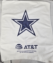 NFL Dallas Cowboys White Rally Towel AT&amp;T Offical 5G Sponsor 14 x 18in - $4.95