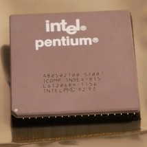 Intel Pentium 100MHz A80502100 SY007 CPU Processor Tested &amp; Working 05 - £14.69 GBP