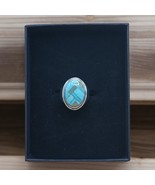 CAROLYN POLLACK 925 STERLING SILVER TURQUOISE RING  SOUTHWESTERN STYLE s... - $136.77 CAD