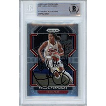 Tamika Catchings Indiana Fever Signed 2022 Panini Prizm WNBA BGS On-Card Auto - £61.31 GBP