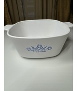 Corning Ware Blue Cornflower Square Casserole  P-1 3/4-B - 1 3/4 Quarts ... - $20.00 CAD