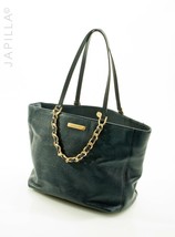 NAVY BLUE MICHAEL KORS PEBBLED LEATHER LUNCH TOTE! - £97.90 GBP