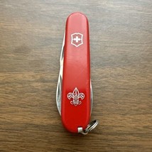 Red Rostfrei Boy Scout Victorinox Tinker Swiss Army knife, hunt, fish, great EDC - £60.26 GBP
