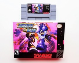 Megaman and Bass ENGLISH (Game / Case Box) Super Nintendo SNES - (USA Seller) - £20.43 GBP+