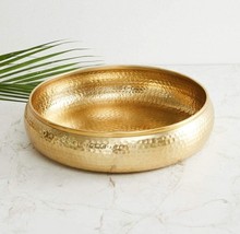 urli bowl Hammered iwali Decoration for Floating Flowers Tealight Candles 12 in - £29.90 GBP