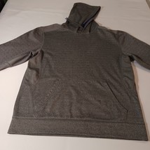 Tek Gear DryTek Men’s Gray Drawstring Pullover Hoodie Sweatshirt Size Medium image 6