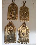 Moroccan Marrakesh carved necklace Hand of Fatima - $42.32