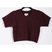 Women's One Step Up Medium size purple burgandy color blouse - $18.99