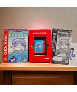 Ecco Jr. (Sega Genesis, 1995) CIB Cardboard Box Mailer Manual Tested Wor... - £70.92 GBP