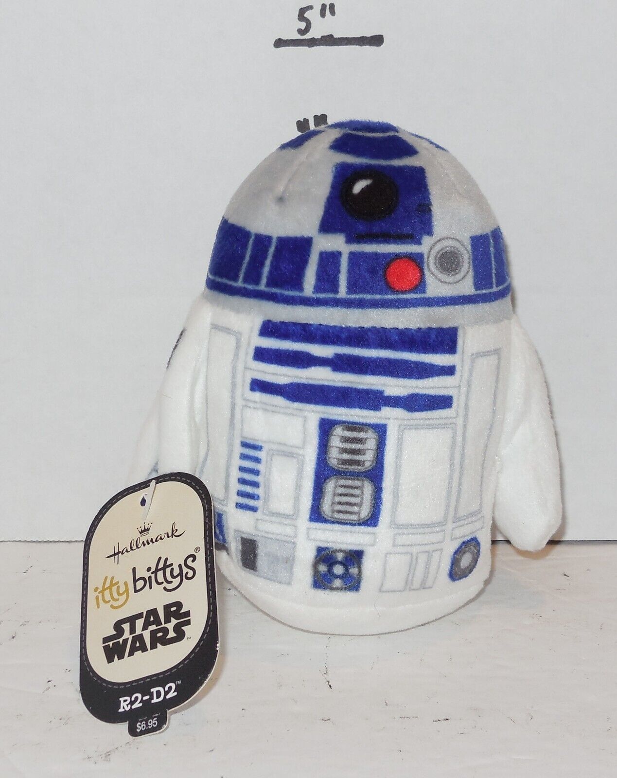 HALLMARK  ITTY BITTYS DISNEY Star Wars R2D2 Mini Plush toy RARE HTF - $9.60