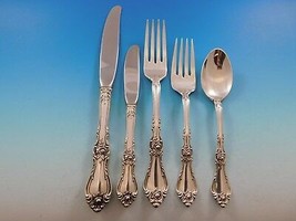 Royal Rose by Wallace Sterling Silver Flatware Set for 6 Service 34 Pieces - £1,463.60 GBP