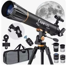 ABOTEC Telescope Astronomy 90mm Aperture 800mm Refractor Telescope 80090 - $1,552.04 MXN