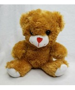 Dan Dee Plush Teddy Bear Plush Toy 7”  Seated Red Nose Smile - £9.33 GBP