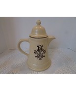 PFALTZGRAFF DK BROWN VILLAGE PATTERN COFFEE TEA POT  #6-550 USA 4 CUP  - $8.86