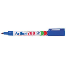 Artline Bullet Tip Permanent Marker 0.7mm (12pcs) - Blue - £36.94 GBP