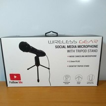 Wireless Gear G0609 Social Media Microphone And Stand, NWT, IN BOX! - £14.44 GBP