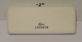 Lacoste White Green Sunglasses Eyeglasses Case - $24.70