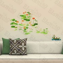 Attractive Lotus - Wall Decals Stickers Appliques Home Dcor - £6.24 GBP