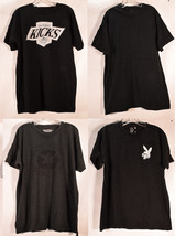 Kicks Fuct Mens Graphic T-shirt Lot of 4 Black L M - £31.07 GBP