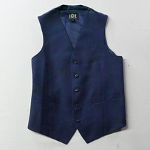 NEW JOE Joseph Abboud Men&#39;s 100% Wool Navy Blue Slim Waistcoat Vest Bespoke XS - £15.42 GBP