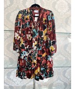 TANYA TAYLOR Floral Print 3/4 Sleeve Shift Dress Style#F22D429357 Sz S $... - $388.18 CAD